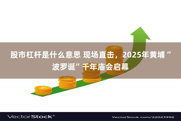 股市杠杆是什么意思 现场直击，2025年黄埔“波罗诞”千年庙会启幕