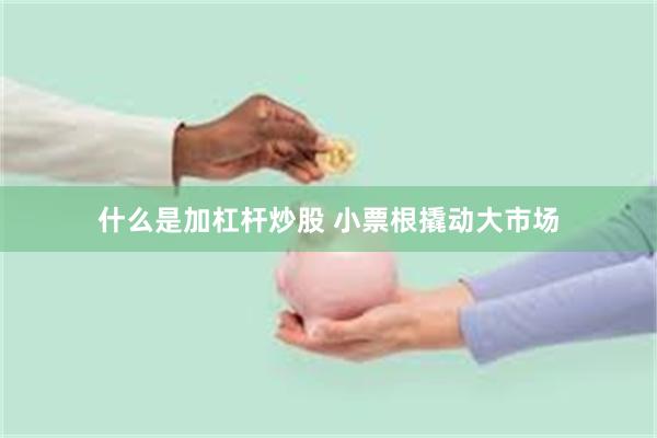 什么是加杠杆炒股 小票根撬动大市场