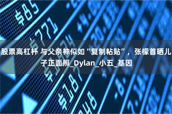 股票高杠杆 与父亲神似如“复制粘贴”，张檬首晒儿子正面照_Dylan_小五_基因
