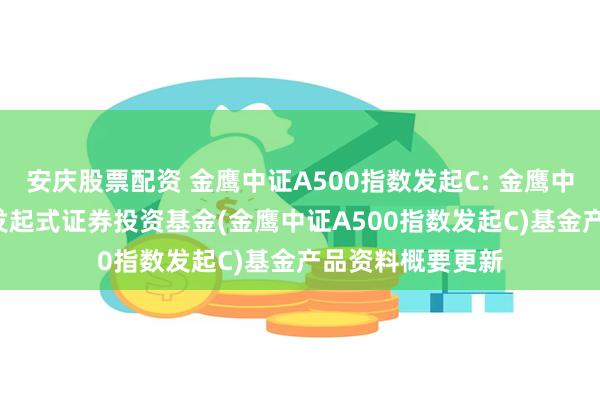 安庆股票配资 金鹰中证A500指数发起C: 金鹰中证A500指数型发起式证券投资基金(金鹰中证A500指数发起C)基金产品资料概要更新