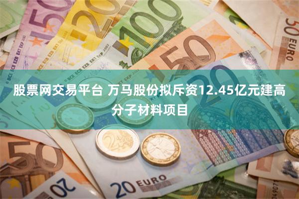 股票网交易平台 万马股份拟斥资12.45亿元建高分子材料项目