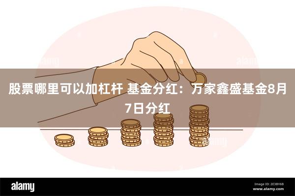股票哪里可以加杠杆 基金分红：万家鑫盛基金8月7日分红